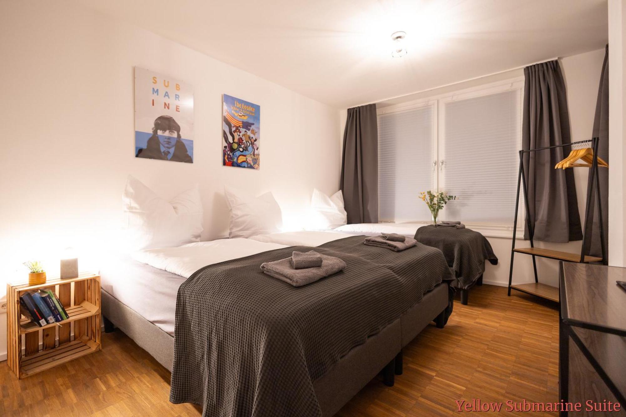 Ko-Living - Beatles Und Banksy Suites & Studios Am Eselsbrunnen - Altstadt - Kueche Halle  Exteriér fotografie